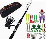 Angelset für Kinder, 1.5m Kinderangel Starter Set, Angel Set komplett mit...