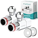 Engelbach® Universal Eckventil 1/2 Zoll selbstdichtend (2er Set) -...