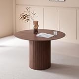 GrandCA HOME Runder Esstisch, moderner Küchentisch 120cm, Esszimmertisch...