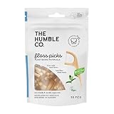 The Humble Co. Pflanzliche Zahnseidesticks (50 Pc, Minze)