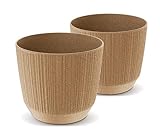 Tymar Blumentopf,Übertopf, 2er-Pack, Blumenübertopf aus Kunststoff,...