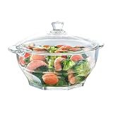 Luminarc Suppenschüssel Suppenschale Suppenterrine mit Deckel aus Glas...