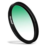 CELLONIC Farbverlauf Filter Grün kompatibel mit Ø 37mm Verlauffilter...
