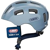 ABUS Fahrradhelm Youn-I 2.0 - mit Licht für Kinder, Jugendliche und junge...