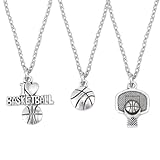 BESPORTBLE 3 Stück Basketball Halsketten aus Legierung Filigraner...