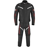 Vaster Moto Motorradkombi für Herren, 2-teiliges Textil-Set mit...