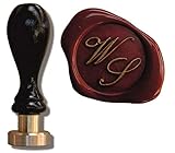 UDIG Siegelstempel personalisiert mit 2 Initialen, Schriftart Italic,...