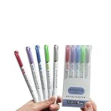 Doppelseitiger Textmarker, fluoreszierend, schnell trocknend, für...