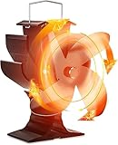 Signstek Ofenventilator Kaminventilator Öfen ohne Strom für Kamin...
