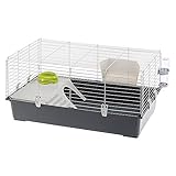 FERPLAST Nagetierkäfig Rabbit 100 für Kaninchen, Meerschweinchen,...