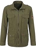 Jan Vanderstorm Herren Fieldjacket Bror Oliv 6XL (XXXXXXL) - 78