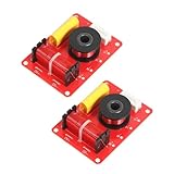 DollaTek 2Pcs Lautsprecher Frequenz Teiler Bord 2 Weg Höhen/Bass Hallo-fi...