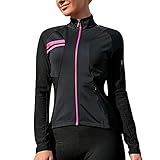 Santic Fahrradjacke Damen Winter Thermo Jacken Winddichte Laufjacke Leichte...