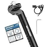 WATSABRO Fahrrad Sattelstütze 27.2mm mit Sattelklemme, Aluminiumlegierung...
