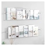 Zeitschriftenregal aus Acryl, Wandhalterung, für Zuhause und Büro,...