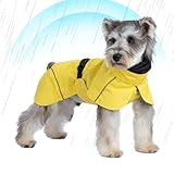 Regenmantel für kleine Hunde – Regenjacke für kleine und mittelgroße...