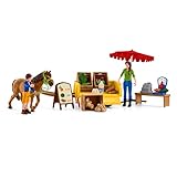 SCHLEICH 42528 Mobiler Farm Stand, ab 3 Jahren, Farm World - Spielset, 21...