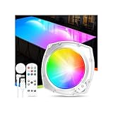 DeeprBetter Poolbeleuchtung Unterwasser mit Fernbedienung, Akku Pool...