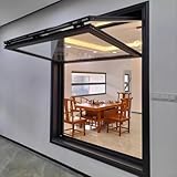 Unterputz-Servierfenster mit Verriegelungsgriff, Belüftung - Ideal für...