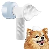 Elektrische Hundebadebürste, 1000 MAh, Wiederaufladbare Pet Clean Brush...