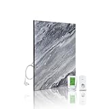 Marwona Naturstein Infrarotheizung mit Digitalthermostat I 500 W I...