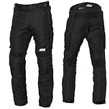 Motorrad Textil Hose Wasserdichte Textilhose Thermofutter CE Protektoren...