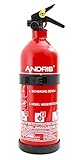 Orig. ANDRIS® Marken-Auto-Feuerlöscher 1kg ABC Pulverlöscher mit...