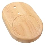 PENIKOKO Massiver Holzlampenfuß Oval Aromatherapie Tischlampe Dekorativer...