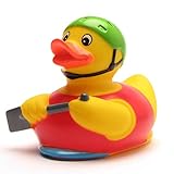 DUCKSHOP I Badeente Ruderboot I Quietscheente Kajak I L: 9,5 cm I inkl....