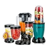 GOURMETmaxx Smoothie Maker & Standmixer mit UK Stecker + Reiseadapter | 18...