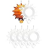 Kznifmk 6 Stück Sublimations-Blanko-Teile, 25,4 cm (10 Zoll), für Innen-...
