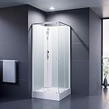 Duschmeister Komplettdusche Fertigdusche Astoria 80 cm, 195 cm hoch...