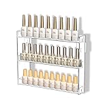 YIEZI Transparentes 3-Stufiges Acryl-Wandregal für Nagellack, Kosmetik &...