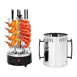 POTYYH 1000W Vertikaler Elektrogrill, BBQ Elektrischer Grill...