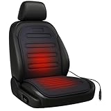 BURI Premium Autositzauflage Winter | Bequemer Sitzschutz mit Rückenlehne...