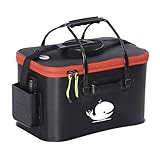 Dasbsug Fischfässer-Behälter, faltbar, Angelbox, Becken, Angeltasche mit...