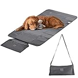 Hundedecke Outdoor, Hundepolster Wasserdicht Faltbar, Decke Hund Unterwegs,...