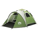 Night Cat Pop Up Zelt 3 4 Personen：Wasserdicht Wurfzelt Atmungsaktiv...