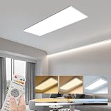 Vkele LED Panel Deckenlampe Dimmbar 100x25cm, 40W 4627lm LED Deckenleuchte...