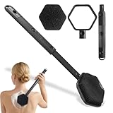 Abnehmbare Rückenbürste Dusche Doppelseitige Duschbürste Rücken in 3...