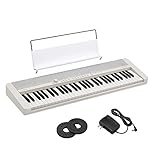 Casio CT-S1WE CASIOTONE Piano-Keyboard mit 61 anschlagdynamischen Tasten,...