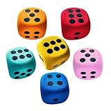 Proypiax Schaumstoffwürfel | 6er-Set Farbige Spielwürfel 3,8...