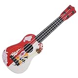 WOONEKY Simulation Ukulele Mini Spielzeug Für Mädchen Mini Ukulele...