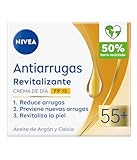 NIVEA Revitalisierende Anti-Falten Tagescreme 55+ FP 15 (1 x 50 ml),...