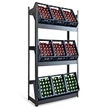 casa pura Getränkekistenregal für 9 Kisten - 200 x 100 x 30 cm -...