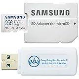 Samsung Micro-SDXC-EVO-Plus-Speicherkarte für Tablets, 256 GB, kompatibel...