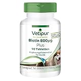 Fairvital | Vetipur Biotin Tabletten für Hunde - Biotin Komplex 800µg -...