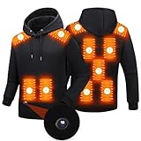NEEMOSI Beheizbare Jacke Hoodie für Herren Damen Elektrische Beheizte...