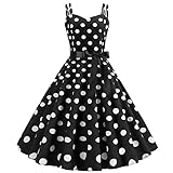 Rockabilly Kleider Damen 50er Jahre Vintage Retro 50s Petticoat Kleid...