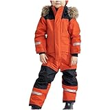 HEONSATI Schneeanzug Kinder Unisex Warme Mit Kapuze Und Taschen Winter...